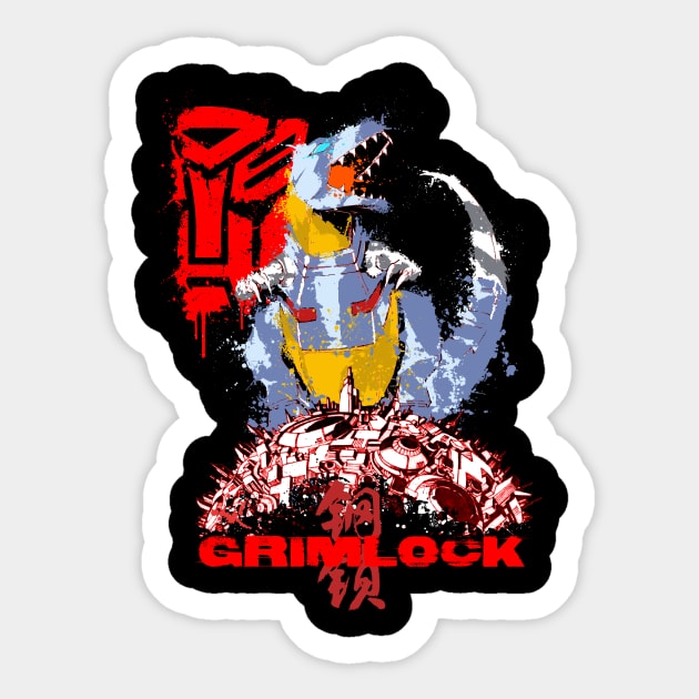 Age of Grimzilla Sticker by inkjamz